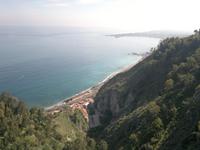 Das Theater lag weit oben in Taormina und so hatten wir eine tolle Aussicht.