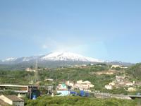 Der Ätna. Er war immer schon von weitem zu sehen.