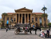 Sizilien. Palermo. Teatro Massimo