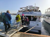 Sizilien. Milazzo. Fähre auf die Äolischen Inseln