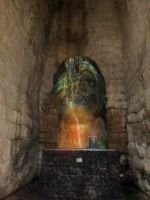 Sizilien. Siracusa. Ohr des Dyonisos mit Spartacus