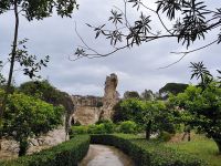 Sizilien. Siracusa. Ausgrabungsstätte 