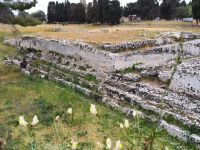 Sizilien. Siracusa. Ausgrabungsstätte Opferaltar