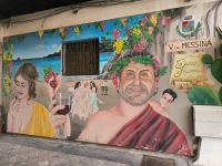 Sizilien. Letojanni. Streetart