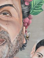 Sizilien. Letojanni. Streetart Detail