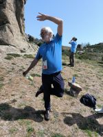 Sizilien. Argimusco. Megalith Vincenzo