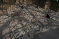 Restaurator bei der Arbeit