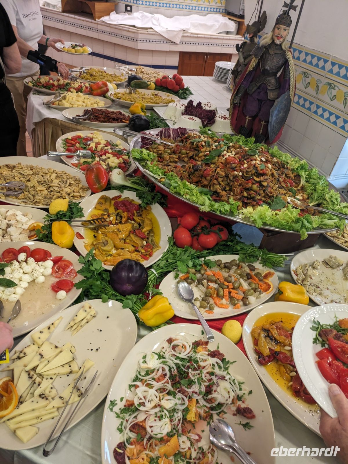 Antipasti ohne Ende am Buffet