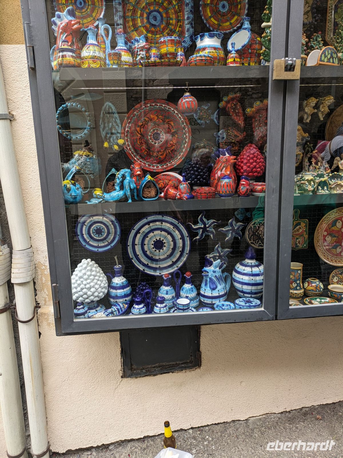 Sizilianische Keramik in Taormina