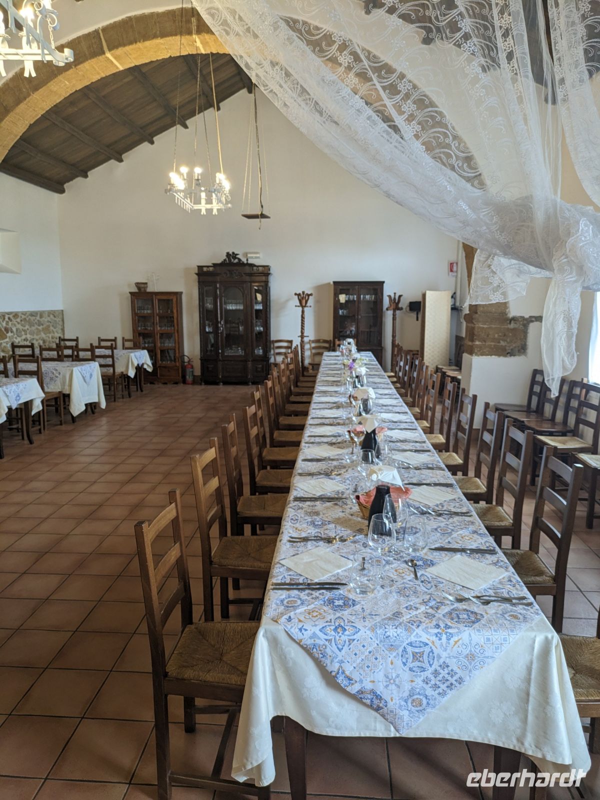 Mittagspause in einem sizilianischen Landgasthaus