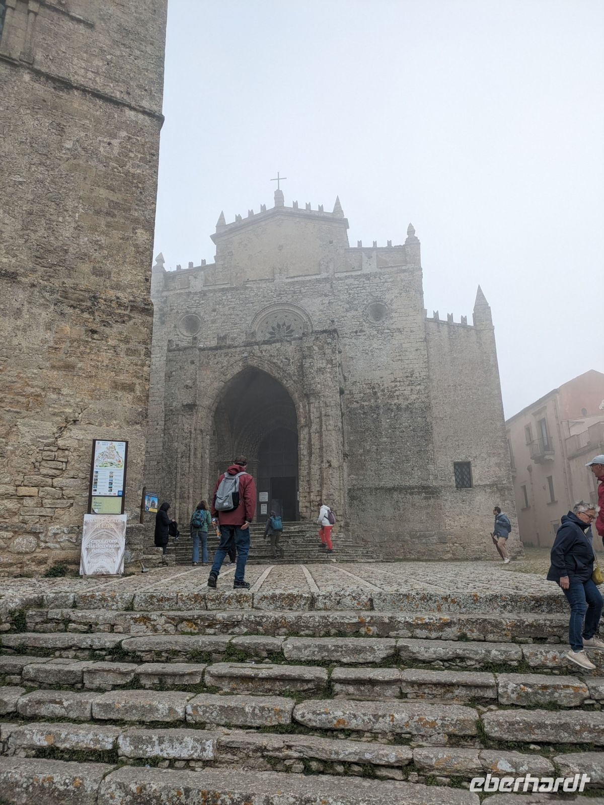 In Erice in den Wolken, etwas mystische Stimmung