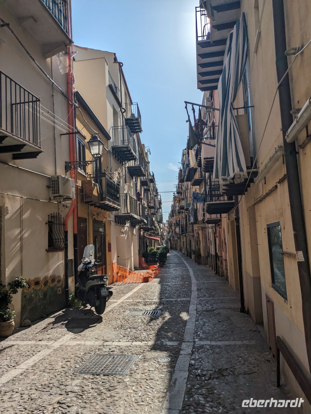 Straße in Cefalu