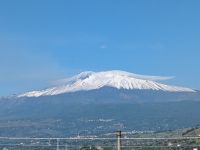 traumhaft, der Ätna jetzt mit Schnee