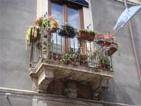 typische Balkone