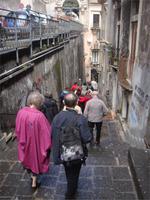 auf dem Weg zum Teatro Romano