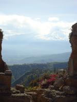 der bekannte Fensterblick in Taormina