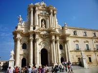 Syrakus, Westfront des Domes