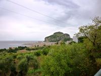 Blick auf Cefalu mit dem Rocca di Cefalu