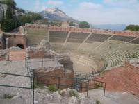 Blick ins antike Theater