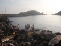 Hafen an den Zyklopeninseln