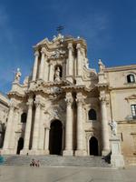 Barockfassade der Kathedrale der Altstadt von Syrakus