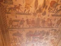 diese Jagdszene aus Mosaiken ist fast 2000 Jahre alt ... 