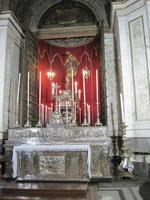 Seitenaltar mit 50 kg Silber