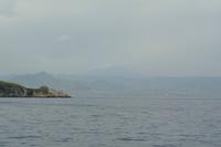 Man kann heute sogar den Ätna im Dunst erkennen ...