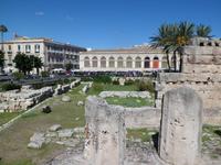 alte Tempelanlage in Ortigia, Syrakusa