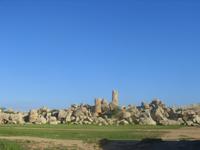 der G-Tempel - oder besser das, was davon übrig blieb.