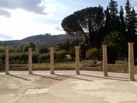 der Außenbereich der Villa Romana