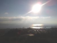 Hafenstadt Messina vom Lande..