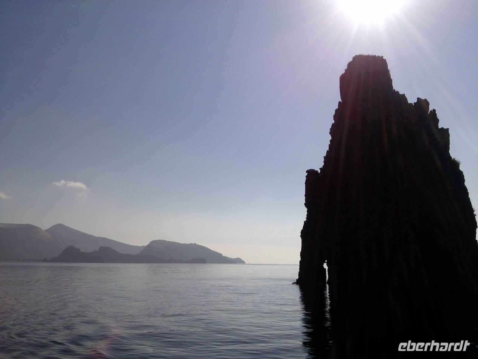 Felsformationen der äolischen Inseln