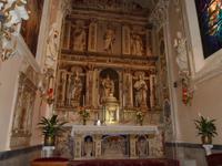 besonderer Altar in der Hauptkirche von Collesano