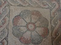 Sizilien 2014 092/ Mosaikfußboden in der Villa Romana