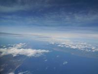 Blick auf Sizilien und Festland