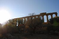 Ausgrabungsstätte Agrigent Tal der Tempel hier Juno-Tempel