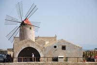 Salinenmuseum und Gaststätte in Trapani