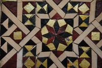 Nahaufnahme der Mosaikarbeiten - Kreuzgang Monreale