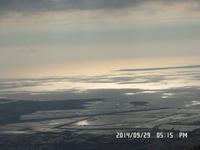 Sizilien September 2014 176/ Blick von Erice auf die Salinen