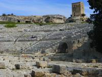 Der archäologischen Park von Siracusa