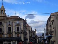 Sizilien, Catania, Blick zum Ätna