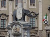Sizilien, Catania, Domplatz, Elefantenbrunnen