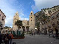 Sizilien, Cefalu, Domplatz