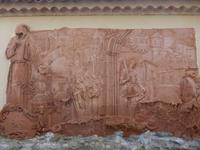 Sizilien, Savoca, Wandfries