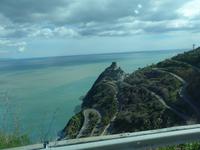 Sizilien, Auffahrt nach Forza d´Àlba