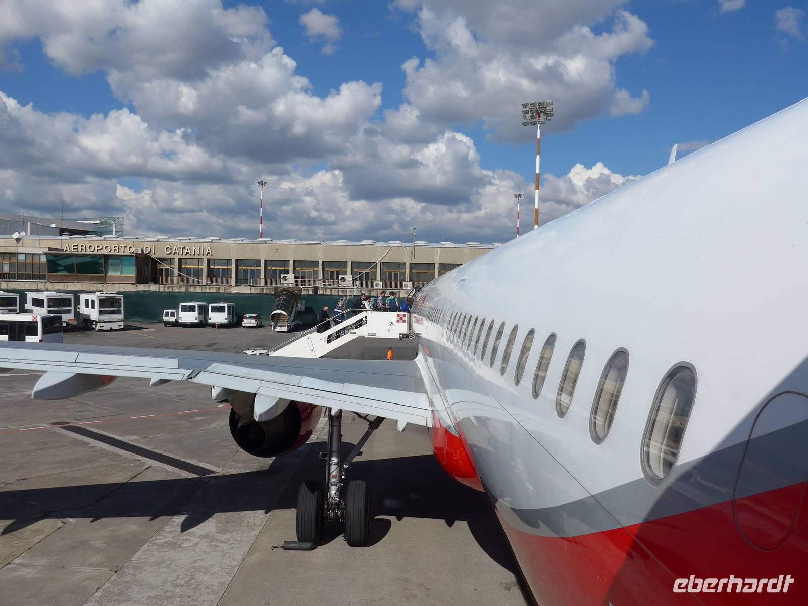 Sizilien, Flughafen Catania
