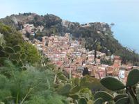 Blick auf Taormina
