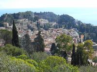 Wanderung nach Castelmola (Blick auf Taormina)