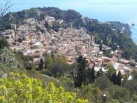 Wanderung nach Castelmola (Blick auf Taormina)